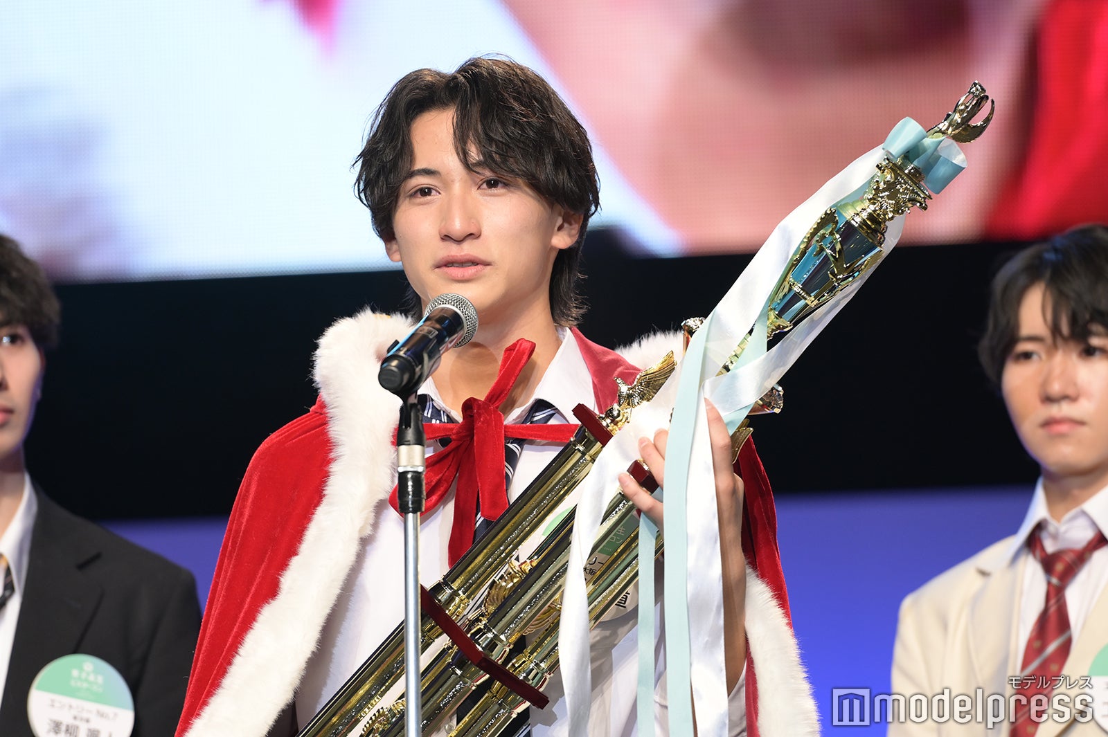 「男子高生ミスターコン2023」グランプリに輝いた植野花道くん（C）モデルプレス