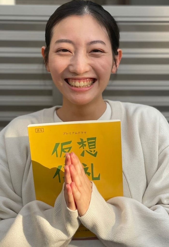 川島鈴遥「仮想儀礼」オフショット(提供写真)
