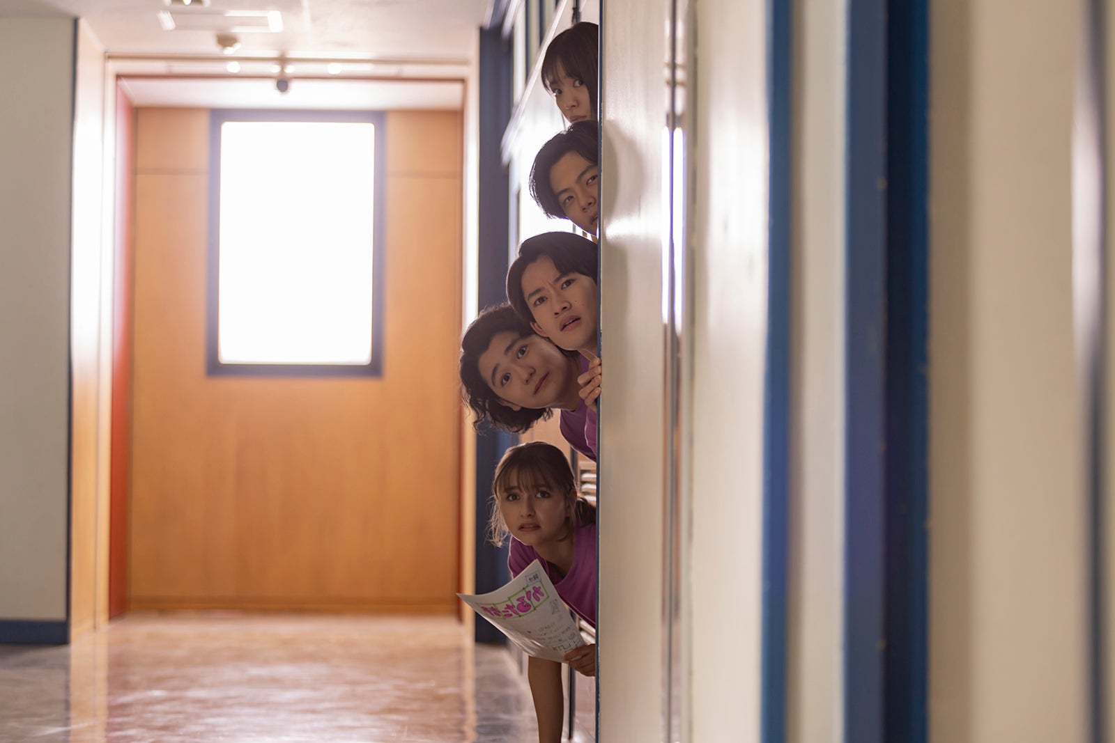 當真あみ、齋藤潤、山時聡真、高村佳偉人、嵐莉菜「ちはやふる−めぐり−」第6話（C）日本テレビ