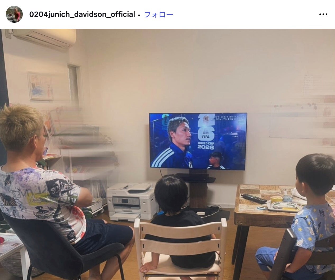 じゅんいちダビッドソンInstagramより