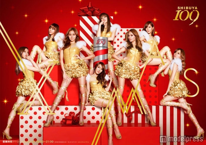 超ミニスカで渋谷109をジャックしたAFTERSCHOOL