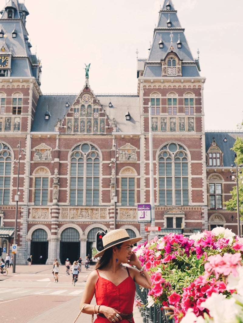 アムステルダム国立美術館の外観。レンガの建物が美しい！<br>
@lifestock_yuuki