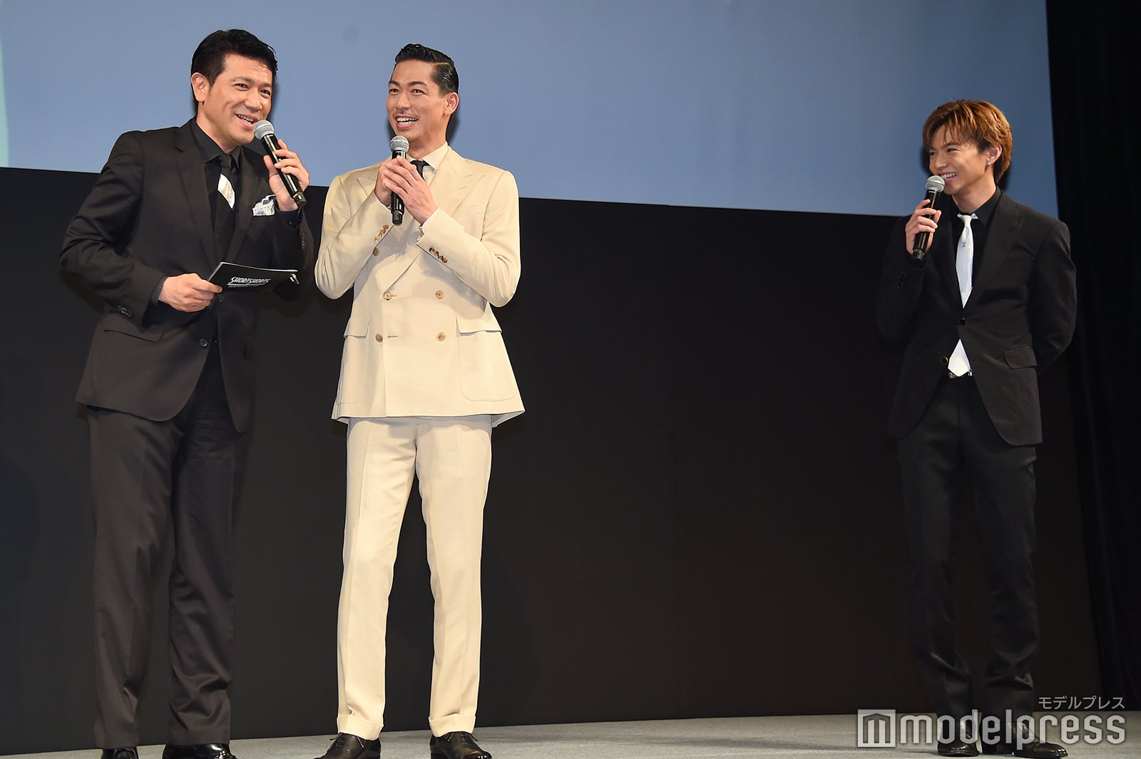 別所哲也、EXILE AKIRA、佐藤大樹（C）モデルプレス