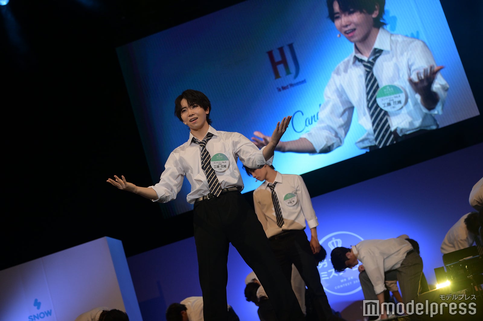 「男子高生ミスターコン2023」審査結果発表の様子（C）モデルプレス