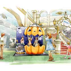 ハロウィーンフォトスポットイメージ/画像提供:株式会社サンリオエンターテイメント