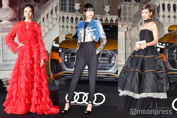 (左から)Koki,、森星、剛力彩芽(C)モデルプレス