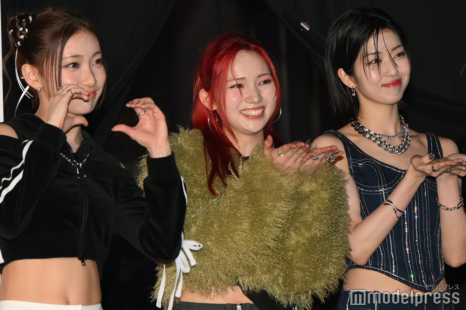 IS:SUE／RIN（会⽥凛）、NANO（釼持菜乃）、YUUKI（⽥中優希）（C）モデルプレス