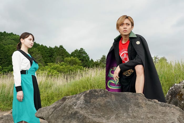 山田杏奈、永瀬廉 「新・信長公記~クラスメイトは戦国武将~」第1話より(C)読売テレビ