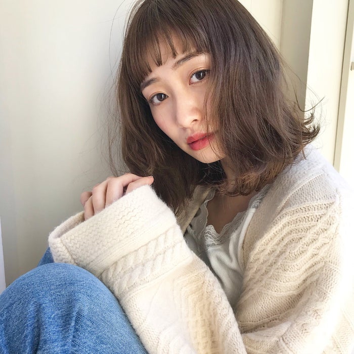 可愛い前髪にあこがれて 大人っぽヘアスタイルカタログ モデルプレス