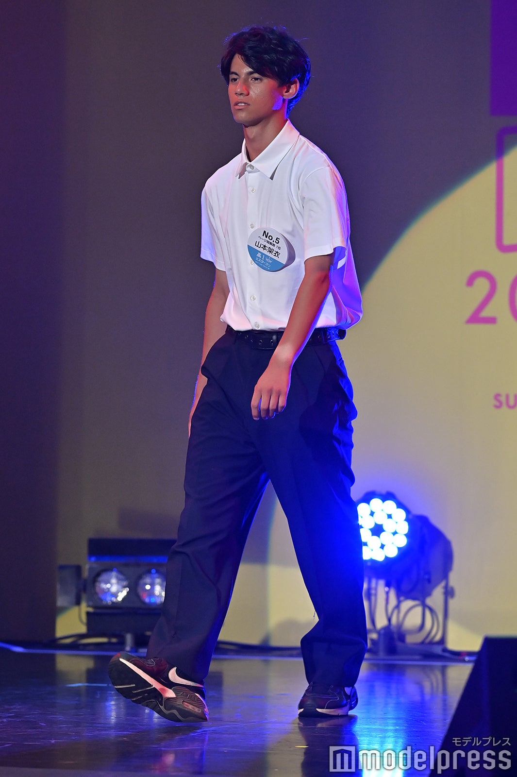 「高一ミスターコン2021」ステージの様子（C）モデルプレス