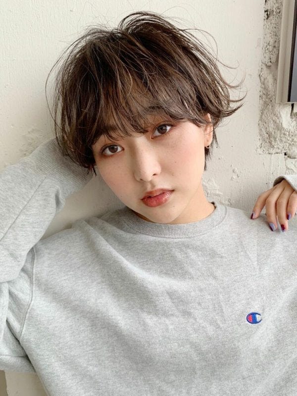 動きが可愛いデジタルパーマ ショート集 スタイリングに遊び心を出せるおすすめヘア モデルプレス 動きが可愛いデジタルパーマ ショート集 スタイリングに遊び心を出せるおすすめヘア モデルプレス