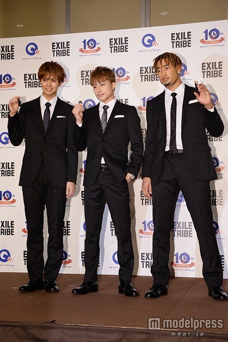 （左から）片寄涼太、白濱亜嵐、関口メンディー