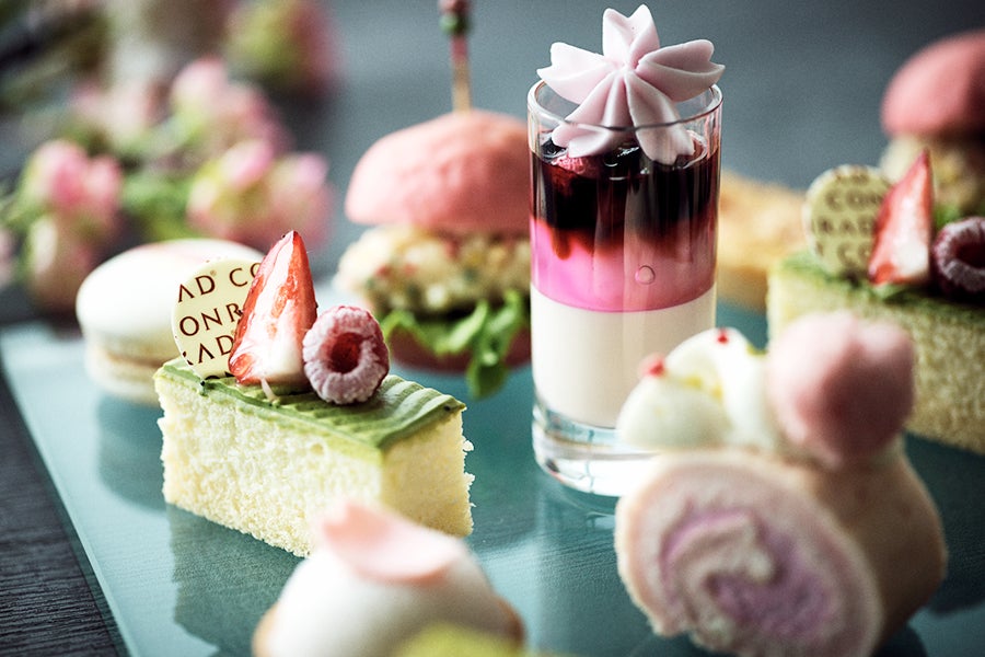 さくら苺アフタヌーンティー