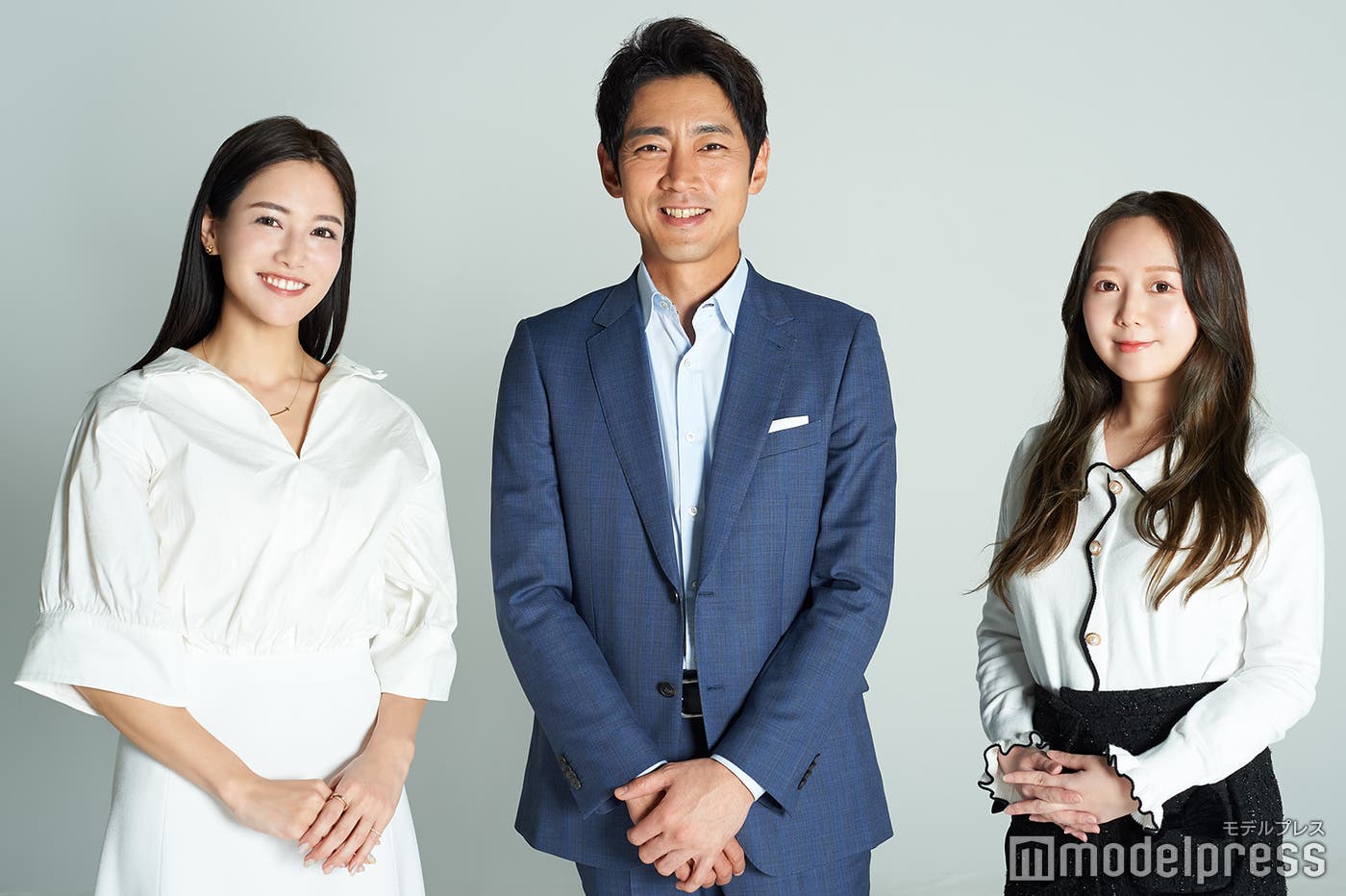 (左から)石井里奈、小泉孝太郎、泉侑里(C)モデルプレス