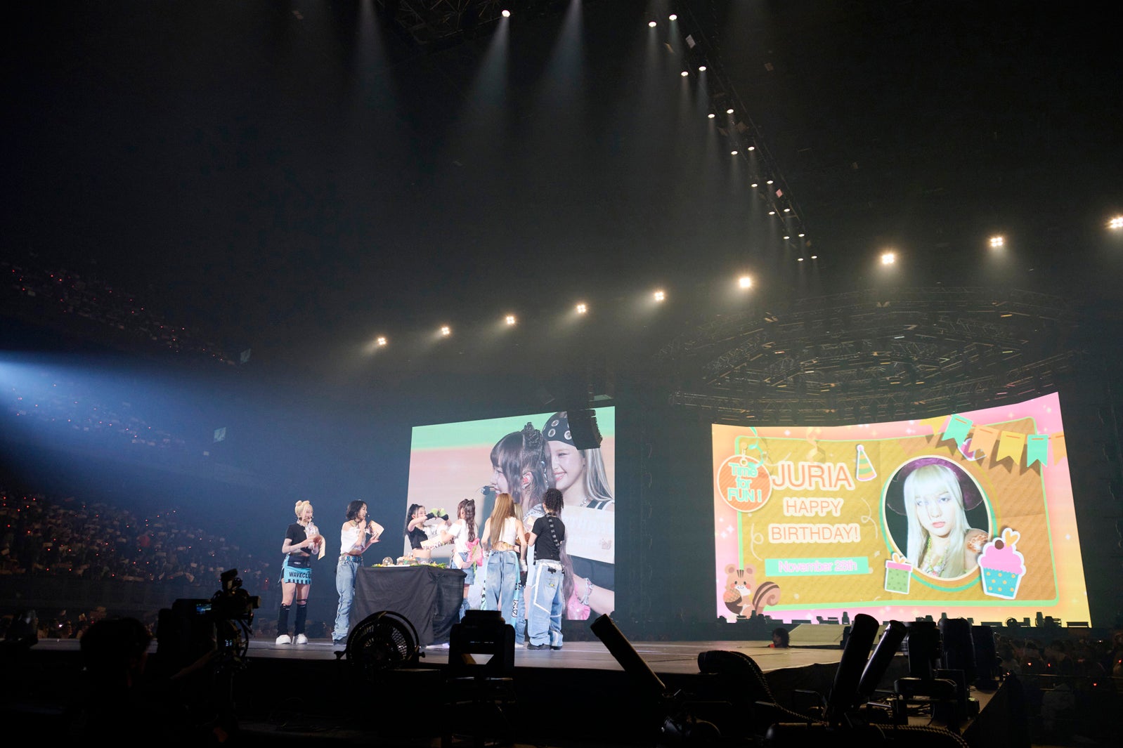 XG／ジュリアのバースデーをお祝い（提供写真）