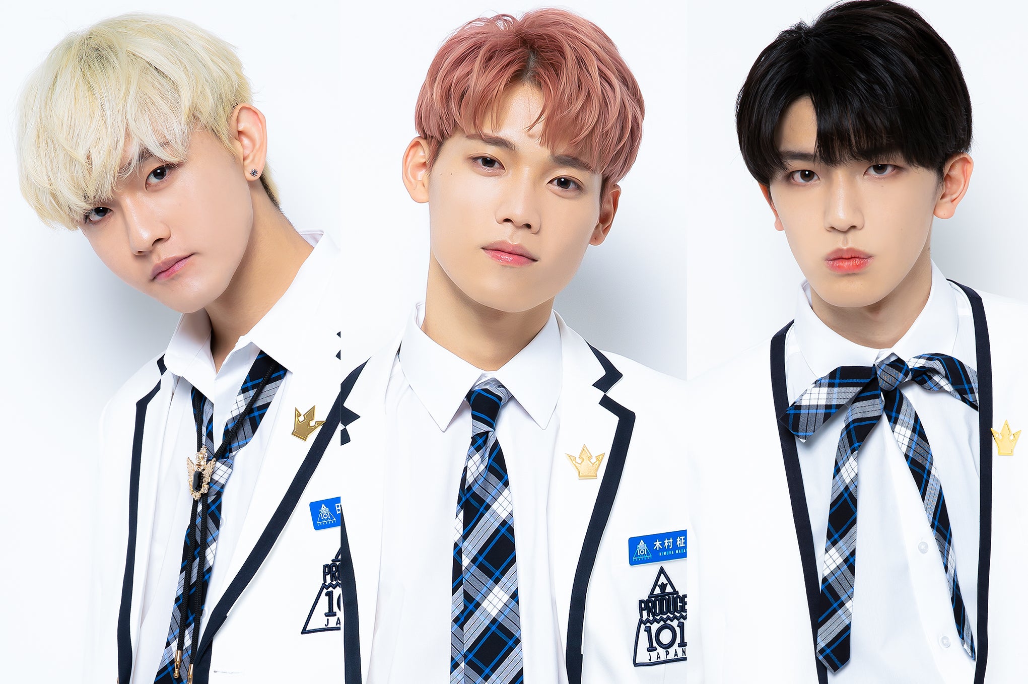 （左から）1位～3位の田島将吾、木村柾哉、高塚大夢 （提供写真）