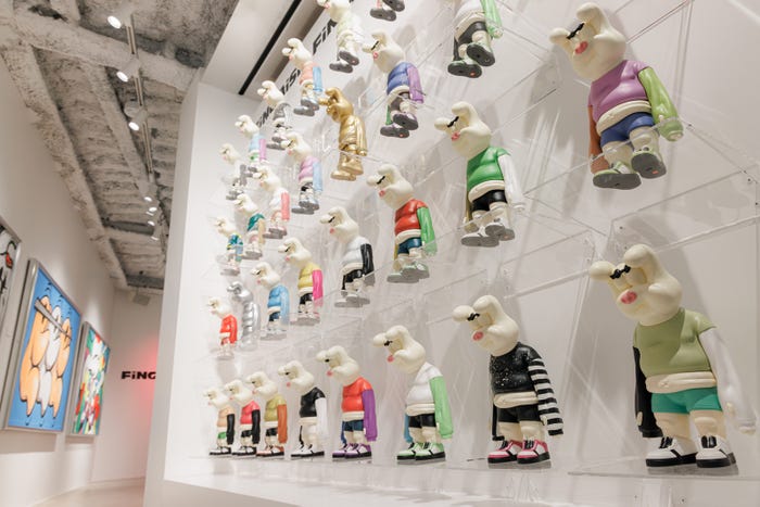 「FiNGAiSM in Shibuya」展示作品(提供写真)