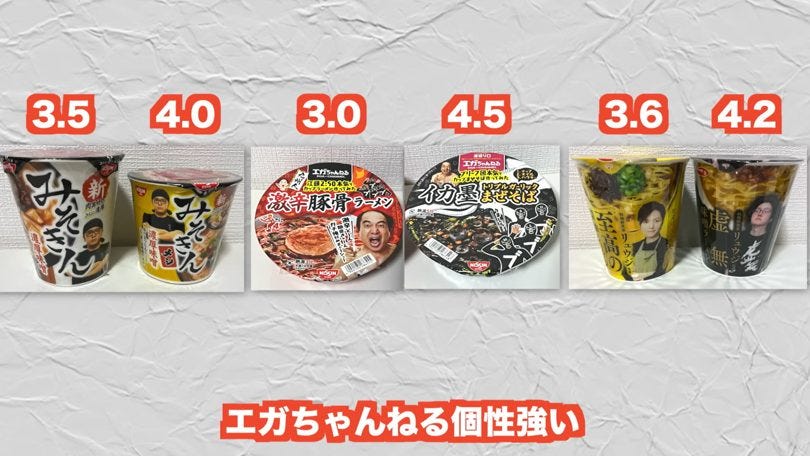 YouTuberカップ麺の実力を検証！みそきん、江頭、リュウジ人気商品を徹底試食レポート