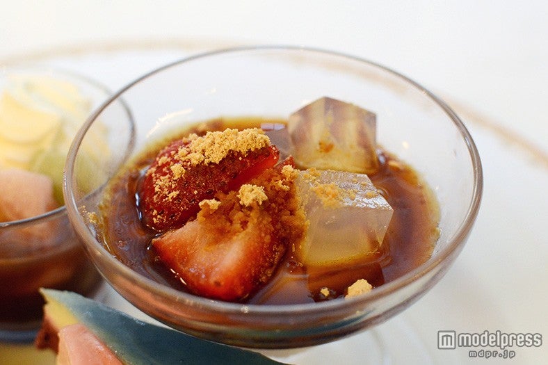 黒糖のパンナコッタ