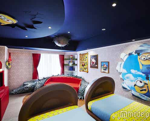 USJオフィシャルホテルがクリスマス仕様に ミニオンもサンタ帽でおめかし