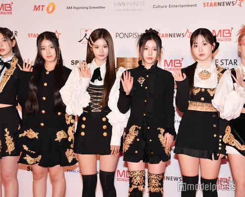 NMIXX、ジニ脱退後初来日「AAA」レッドカーペットに登場<2022 Asia Artist Awards>