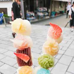 色鮮やかな「恋小町だんご」がSNSで話題に!昭和レトロな雰囲気漂う“犬山城下町”が今人気/画像提供:茶処くらや