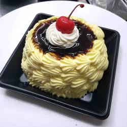 カスタードプリン(ケーキのようなかき氷) (提供画像)