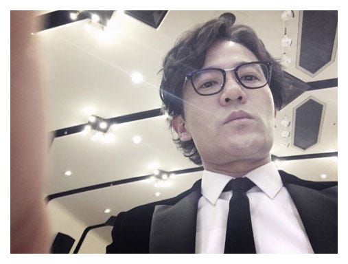 安寿ミラのディナーショーを訪れた稲垣吾郎/稲垣吾郎オフィシャルブログ(Ameba)より