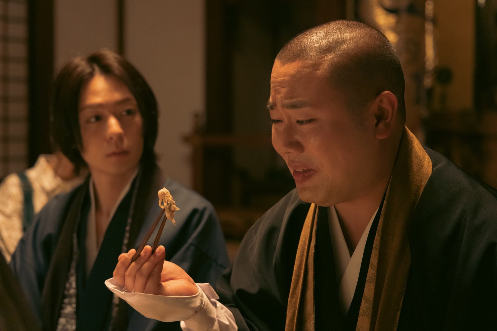 犬飼貴丈、岡部大（C）「しろめし修行僧」製作委員会