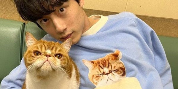 ハンオシ 坂口健太郎 猫との 3ショット にファン悶絶 眼福 可愛いの渋滞 モデルプレス ハンオシ 坂口健太郎 猫との 3ショット にファン悶絶 眼福 可愛いの渋滞 モデルプレス