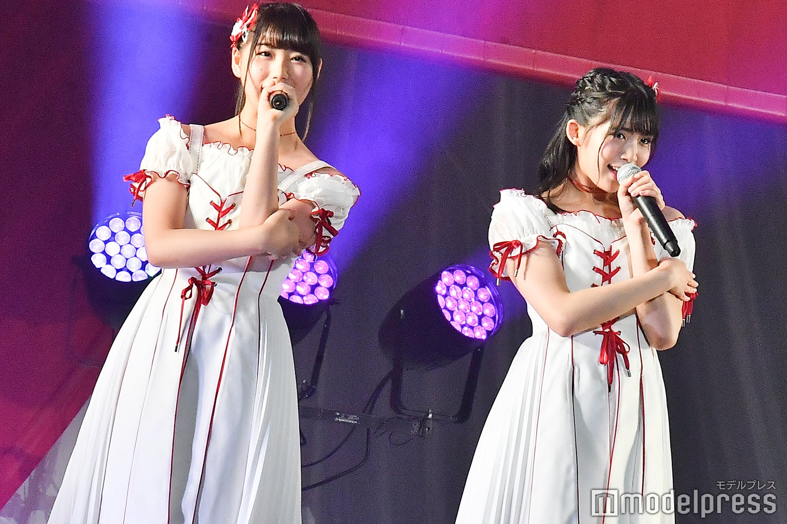 小熊倫実、奈良未遥／NGT48 4thシングルリリースイベント （C）モデルプレス