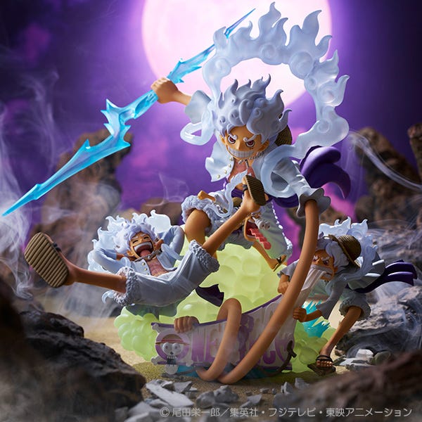 ギア5ルフィフィギュア「ONE PIECE MUGIWARA STORE HARAJUKU」(C)尾田栄一郎/集英社(C)尾田栄一郎/集英社・フジテレビ・東映アニメーション