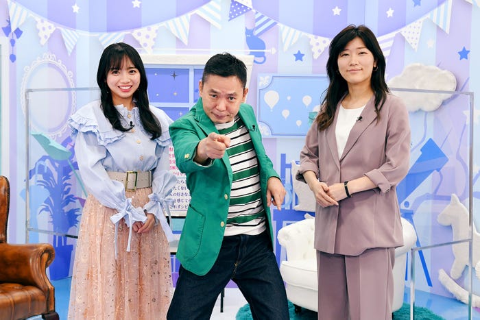 齊藤京子、太田光、ヒコロヒー (C)テレビ朝日