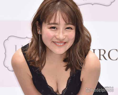 鈴木奈々、3ヶ月でバスト2カップアップ SEXYに美谷間披露