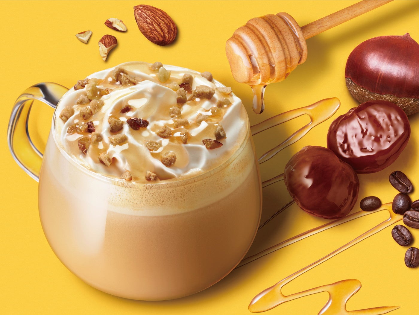 ハニー マロン ラテ／画像提供：スターバックス コーヒー ジャパン