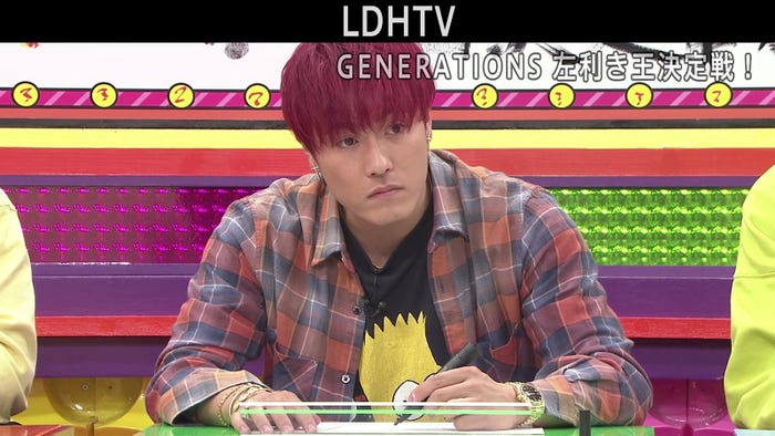 GENERATIONS from EXILE TRIBEの『左利き王決定戦編』より(画像提供:LDH JAPAN)