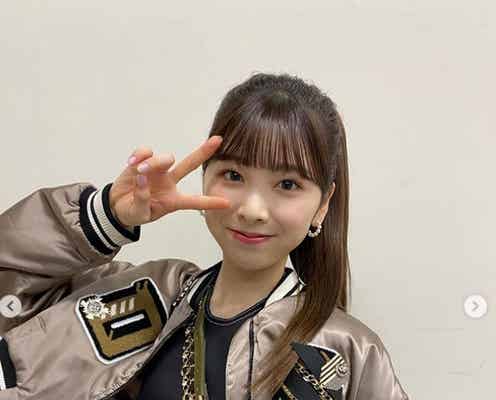 NiziUミイヒ、美ウエストちらりポニーテールヘア姿にファンもん絶 リマが撮影