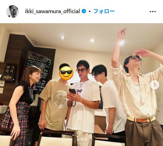 沢村一樹Instagramより
