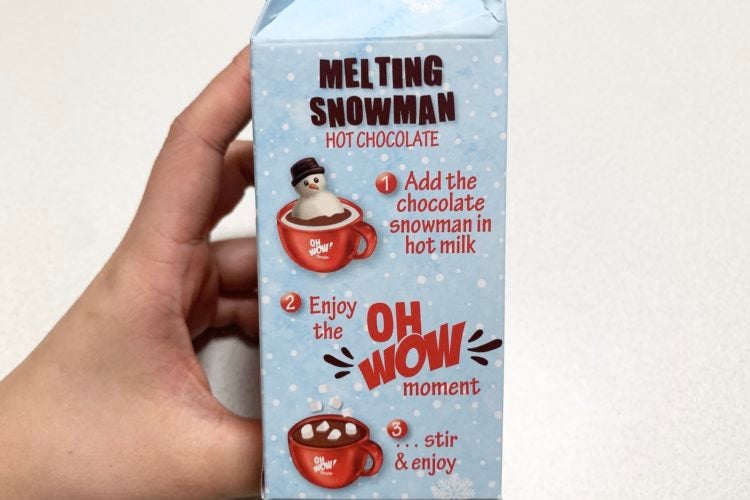 スノーマンチョコ