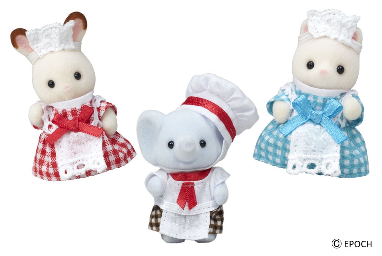 シルバニア森のキッチンオリジナルの赤ちゃんシェフもしくはウェイトレスが付いた特別プランも／画像提供：京王プラザホテル