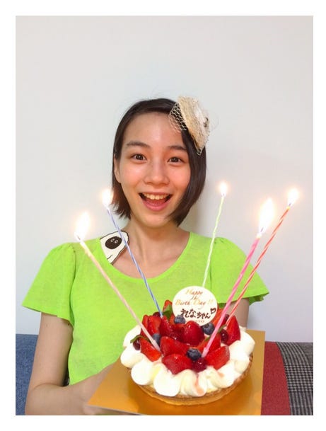 22歳の誕生日を迎えた能年玲奈／オフィシャルブログ（yaplog）より【モデルプレス】