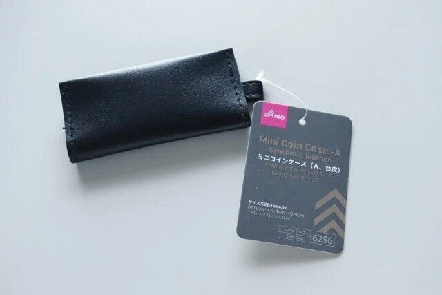 ダイソー　ミニコインケース（A、合皮）　パッケージ