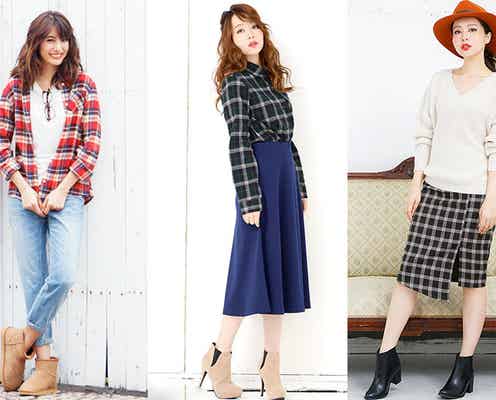 この秋取り入れたい「チェック」アイテムは“大きめ”デザインが旬!
