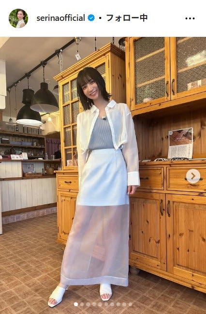 芹那Instagramより