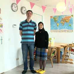 「世界の日本人妻は見た」オランダの日本人妻・幸子さんとその夫・ヴィンセントさん／画像提供：毎日放送