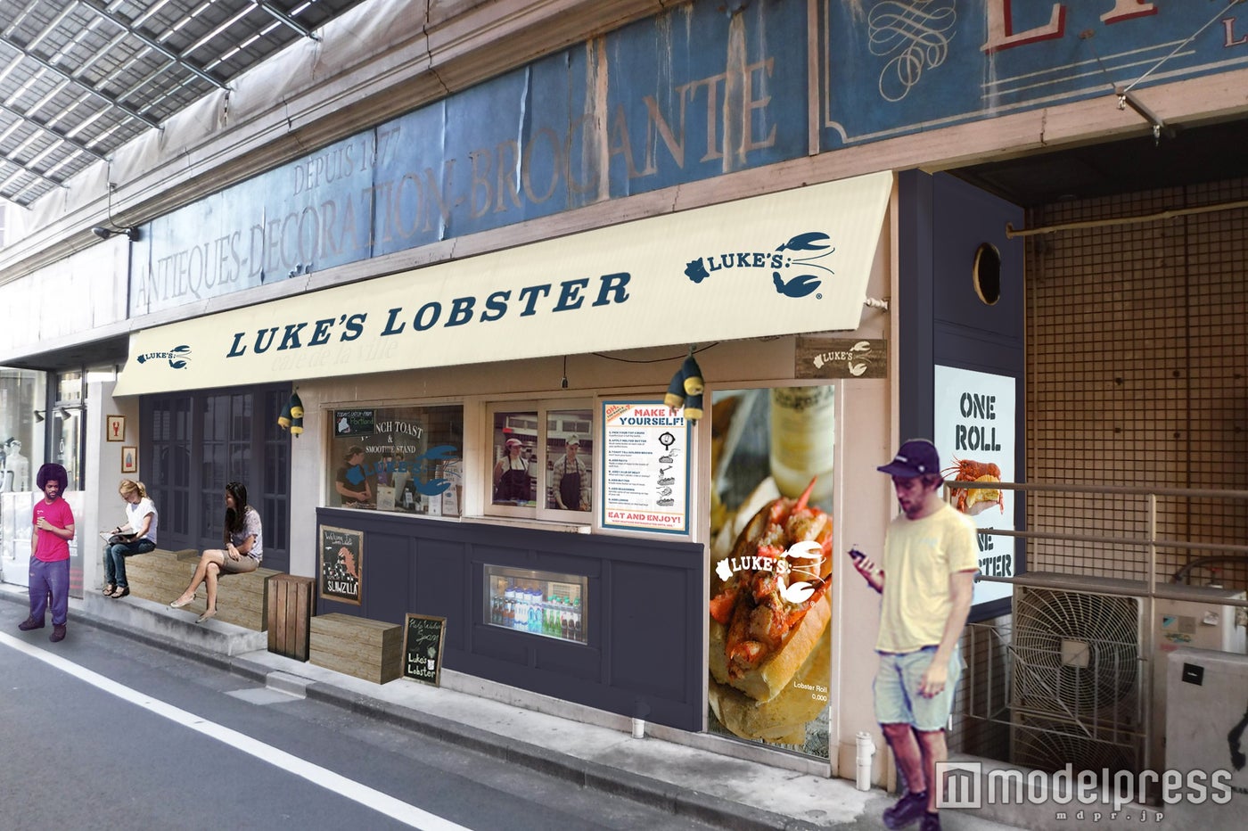 LUKE’S 渋谷Park Street店 外観パース／画像提供：ベイクルーズ