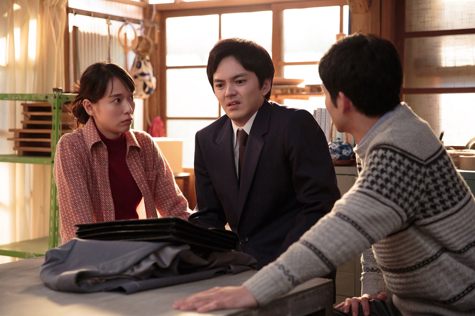 戸田恵梨香、林遣都（C）NHK