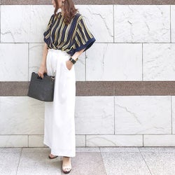 夏に着心地のいい服って? サラッと着られる夏服コーデカタログ