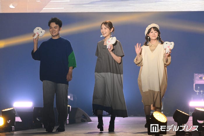 小川貴弘アナ、青木美奈実アナ、今井陽菜アナ(C)モデルプレス