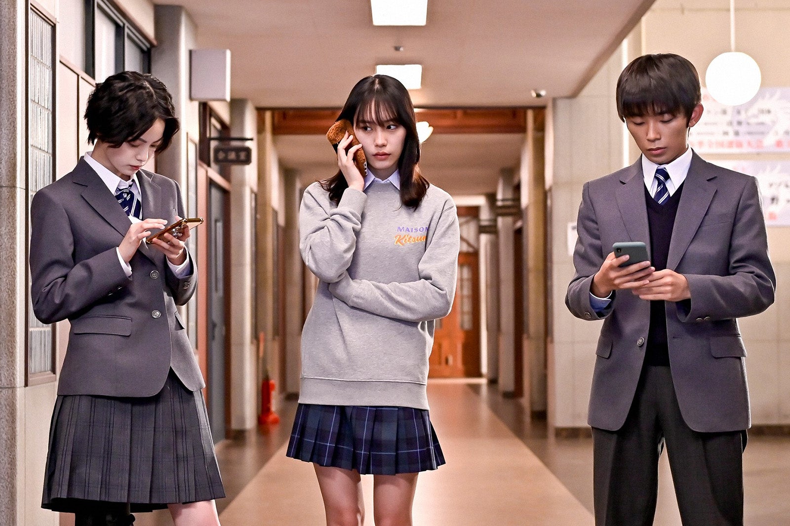 平手友梨奈、南沙良、加藤清史郎「ドラゴン桜」第3話より（C）TBS